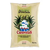 Kit 10 Açúcar Demerara Caravelas Pacote 1kg