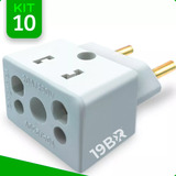 Kit 10 Adaptador Tomada