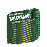 Kit 10 Adesivos Autocolante Bolsonaro 2023 29x14cm