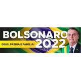 Kit 10 Adesivos Bolsonaro 2022 8x25cm