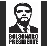 Kit 10 Adesivos Bolsonaro Presidente 8x12cm