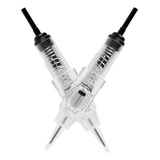 Kit 10 Agulhas Facil Click Para Micropigmentação Dermografo