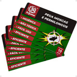 Kit 10 Armadilha Adesiva Pega Moscas Pernilongos Dengue
