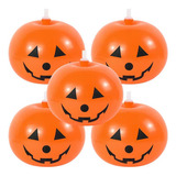 Kit 10 Balão Bexiga Abobora Led Decoração Festa Halloween