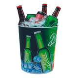 Kit 10 Baldes De Gelo Decorados Beer P/ Bebidas 7l Usual