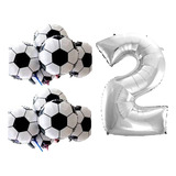 Kit 10 Balões Bola Futebol