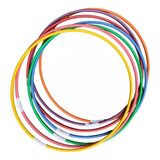 Kit 10 Bambolê Infantil Arco 65cm Colorido Brinquedo Prenda