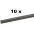 Kit 10 Barra Roscada Polida 1 Metro 12mm Ma Vonder