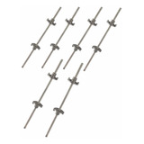 Kit 10 Barras De Ancoragem 5 8 De 40 Cm Com 2 Porcas