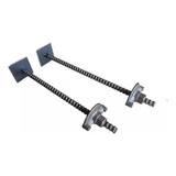 Kit 10 Barras De Ancoragem 5 8 De 500mm Com Porca Flange