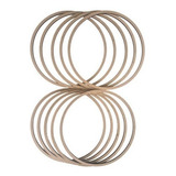 Kit 10 Bastidores Com 28cm E Mdf Cru De 6mm Moldura Bordado