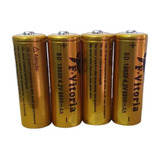 Kit 10 Bateria Para Lanterna Recarregável 18650 8800mah 4 2v