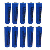 Kit 10 Bateria18650 Li ion 8800mh 4 2v Lanterna Tática Led