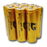Kit 10 Bateria18650 Li ion 9800mh
