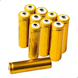 Kit 10 Baterias 18650 Gold 8800mah