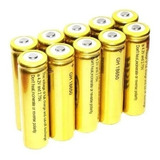 Kit 10 Baterias 18650 Li ion