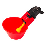 Kit 10 Bebedouro Automático Copinho Copo Bebedor Aves Frango Pintinho Aviario Ivendi