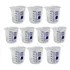Kit 10 Béquer Becker Plástico 100ml Forma Baixa Autoclavável