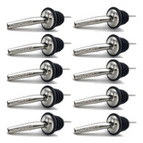 Kit 10 Bicos Dosador Inox Biqueira Bar Bartender Bebidas
