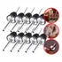 Kit 10 Bicos Dosador Inox Biqueira Bartender Garrafa Tequila