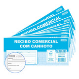 Kit 10 Blocos De Recibo Comercial Com Canhoto São Domingos