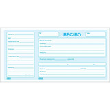 Kit 10 Blocos Recibo Comercial Com Canhoto 50 Folhas Tilibra