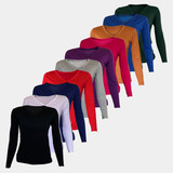 Kit 10 Blusa Feminina