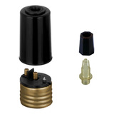 Kit 10 Bocal Soquete Liso E27 Comum