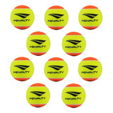 Kit 10 Bolas Beach Tennis Bolinha Tênis Praia Penalty