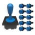 Kit 10 Botões Nylon Azul C  Micros  1 Comando Completo