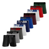 Kit 10 Boxer Cuecas Microfibra Masculinas Adulto Revenda