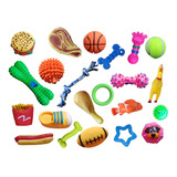 Kit 10 Brinquedo Mordedor Diversos P Cães Pequeno E Médio