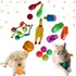 Kit 10 Brinquedos Filhotes Cachorros Pequenos Gatos Variados
