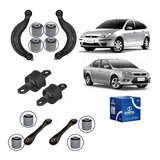 Kit 10 Bucha Braços Reto Curvo Facão Focus 2001 2002 2003