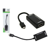 Kit 10 Cabo Adaptador V8 Micro Usb P hdmi 2 0 Sony Tablet Tv