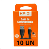 Kit 10 Cabos Carregadores Para iPhone