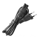 Kit 10 Cabos Força Energia Bipolar Ps4 Ps3 Tipo 8 Atacado