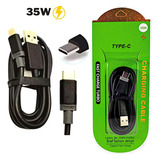 Kit 10 Cabos Usb De Dados Turbo Celular Tipo C Atacado Cor Preto