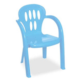 Kit 10 Cadeira Infantil Plastica Para Criança Azul Ou Rosa