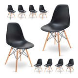 Kit 10 Cadeiras De Jantar E Cozinha Charles Eames Pe Palito