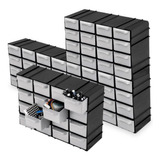 Kit 10 Caixa Gaveteiro Plástico Organizador 16 Gavetas 7001