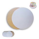 Kit 10 Cake Board 30cm Tabuleiro Bolo Em Mdf 3mm Redondo