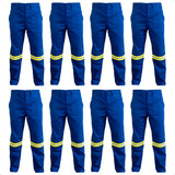 Kit 10 Calça Nr10 Risco 2 Anti Chama Eletricista Refletivo