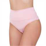 Kit 10 Calcinha Afina Barriga Cintura Alta Fio Dental Duplo