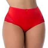 Kit 10 Calcinha Cintura Alta Calçola Senhora Conforto Microfibra Detalhes Em Renda As2 Alpha L Regular SORTIDAS 