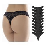 Kit 10 Calcinha Lingerie
