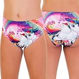 Kit 10 Calcinha Tanga Infantil Sublimada Roupa Menina Personagens Calçolinha Juvenil Wega BR Alfa G Kit Calcinha Infantil Variadas