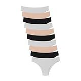 Kit 10 Calcinhas A10 Algodão Tanga Feminina Sortidas BR Alfa GG Regular Multicolorido