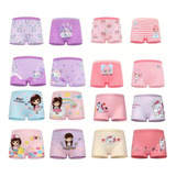 Kit 10 Calcinhas Boxer Algodão Infantil Menina Shortinho