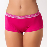 Kit 10 Calcinhas Boxer Box Short Feminino Microfibra Adulto